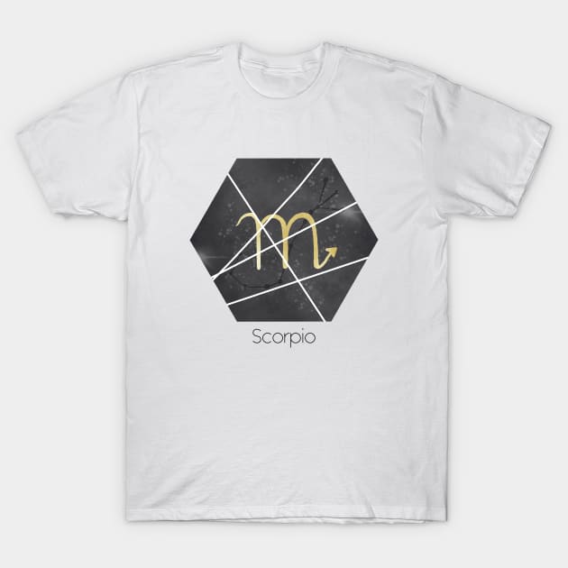 Scorpio zodiac sign T-Shirt by Home Cyn Home 